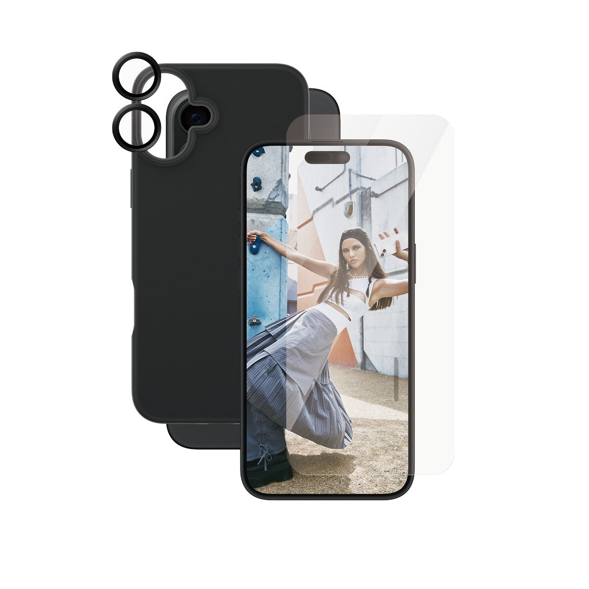 CARE by PanzerGlass® Fashion 3-in-1 Bundle iPhone 16 Plus